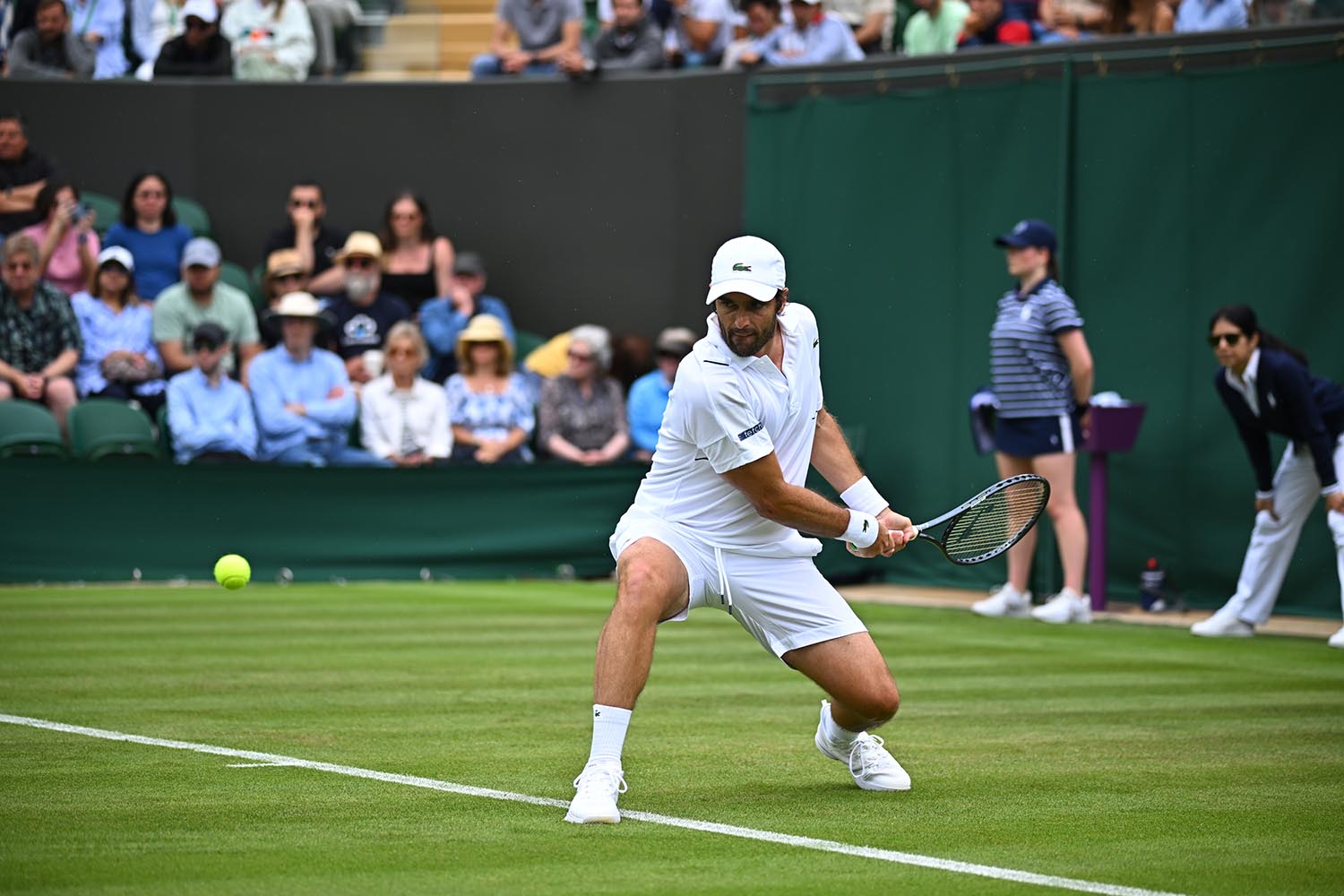 WIMBLEDON, GREAT BRITAIN- JUNE 27: Images of Pablo Andujar (ESP) on day 1 of the Wimbledon Championships