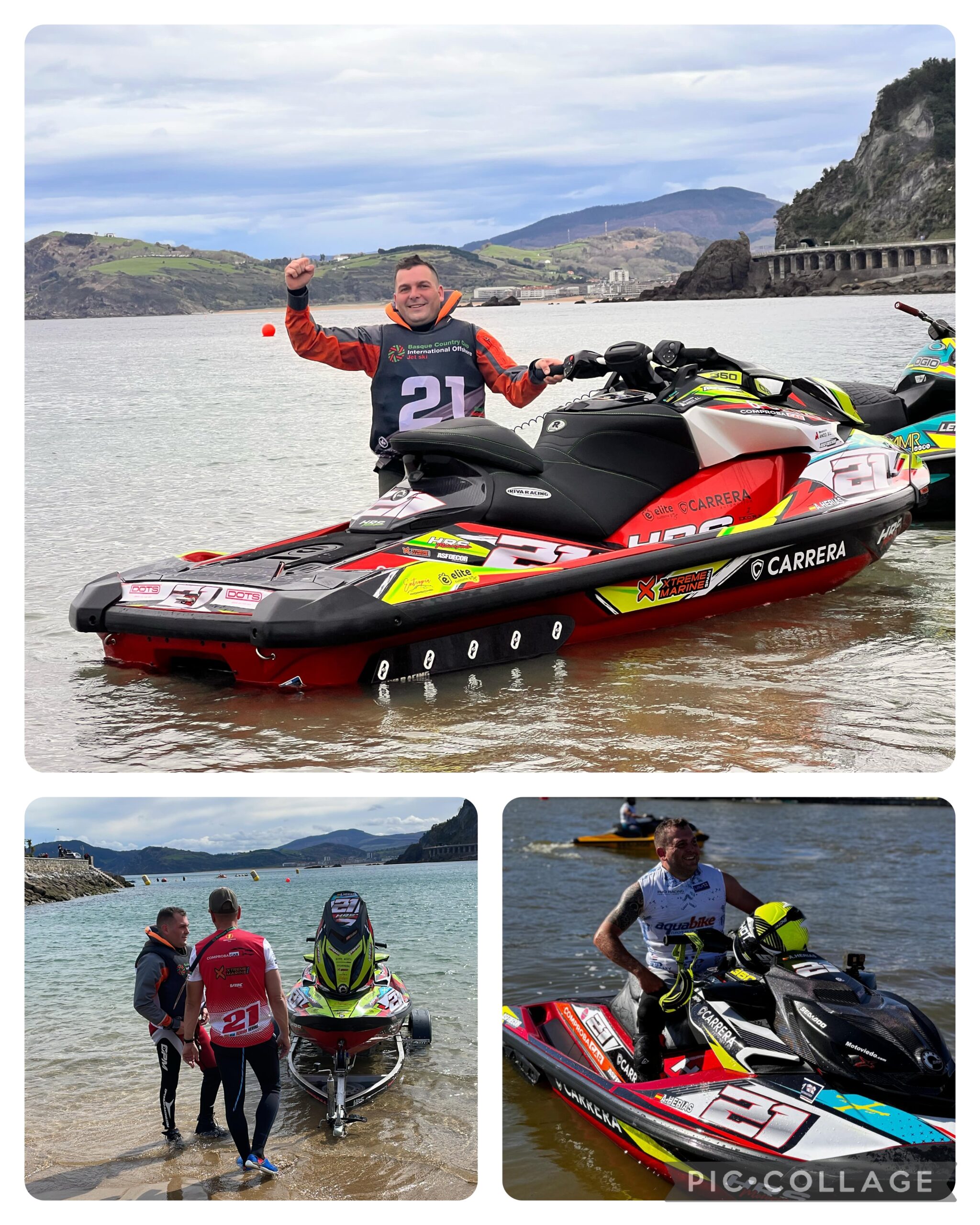 ADRIÁN HERÍAS DA UN SALTO DE CALIDAD Y SERÁ EL PILOTO OFICIAL DE AQUABIKE EN EL MUNDIAL DE INDONESIA
