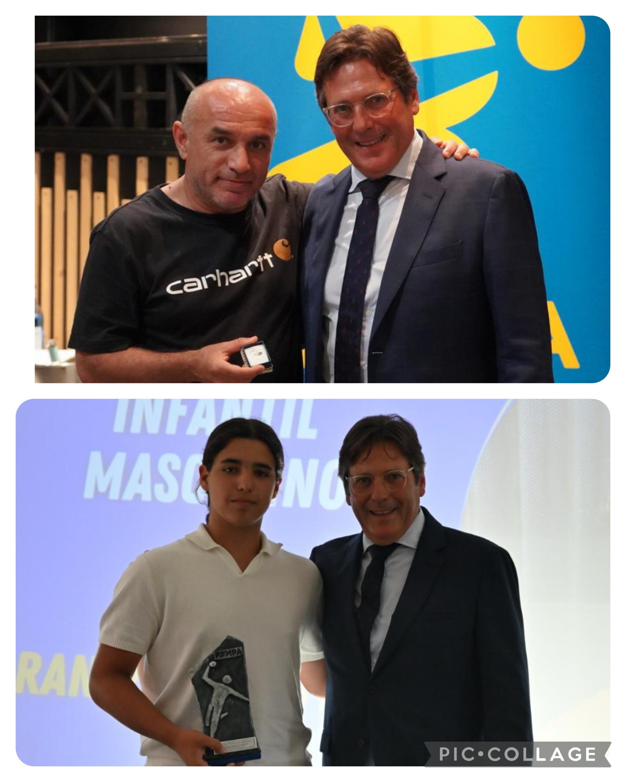GUZMÁN GARCÍA Y ARÁN PERIANES RECIBIERON SUS DISTINCIONES EN LA GALA DEL BALONMANO