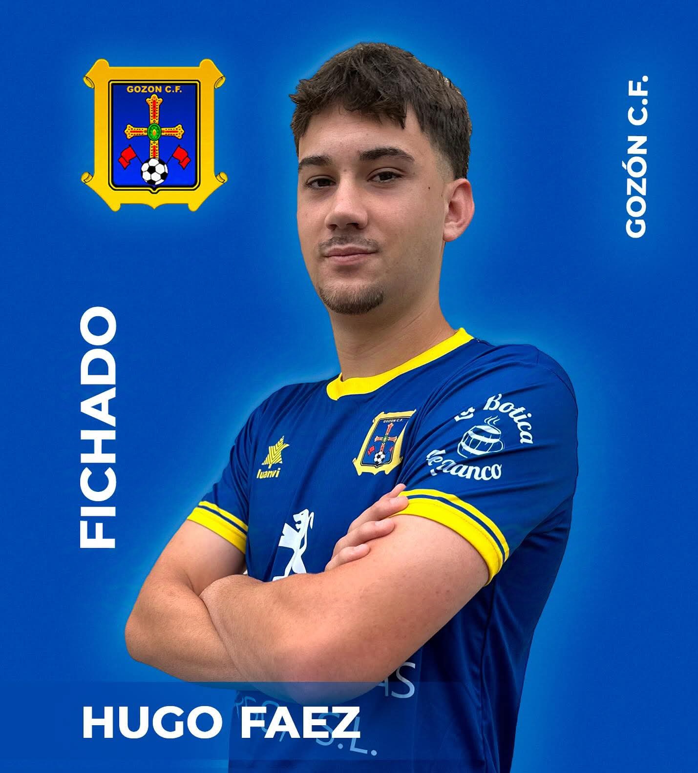 HUGO FAEZ DEJA EL LLARANES Y FIRMA CON EL GOZÓN C.F.